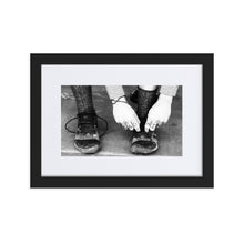 Load image into Gallery viewer, "Punk Shoes" Matte Paper Framed Print With Mat