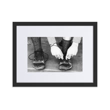 Load image into Gallery viewer, "Punk Shoes" Matte Paper Framed Print With Mat