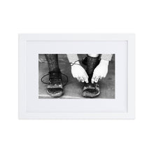 Load image into Gallery viewer, "Punk Shoes" Matte Paper Framed Print With Mat