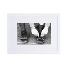 Load image into Gallery viewer, "Punk Shoes" Matte Paper Framed Print With Mat