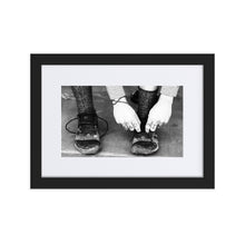 Load image into Gallery viewer, &quot;Punk Shoes&quot; Matte Paper Framed Print With Mat
