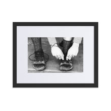 Load image into Gallery viewer, &quot;Punk Shoes&quot; Matte Paper Framed Print With Mat
