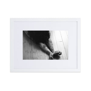 "In Touch" Matte Paper Framed Print With Mat