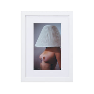 "She's Shady" Matte Paper Framed Print With Mat