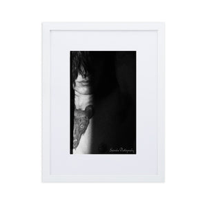 "Dark Lurker" Matte Paper Framed Print With Mat