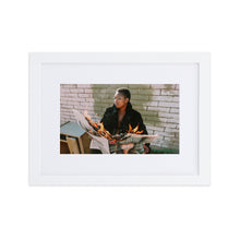 Load image into Gallery viewer, &quot;World On Fire&quot; Matte Paper Framed Print With Mat
